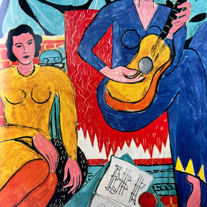 Vintage 1976 Henri Matisse "Music" Art Print