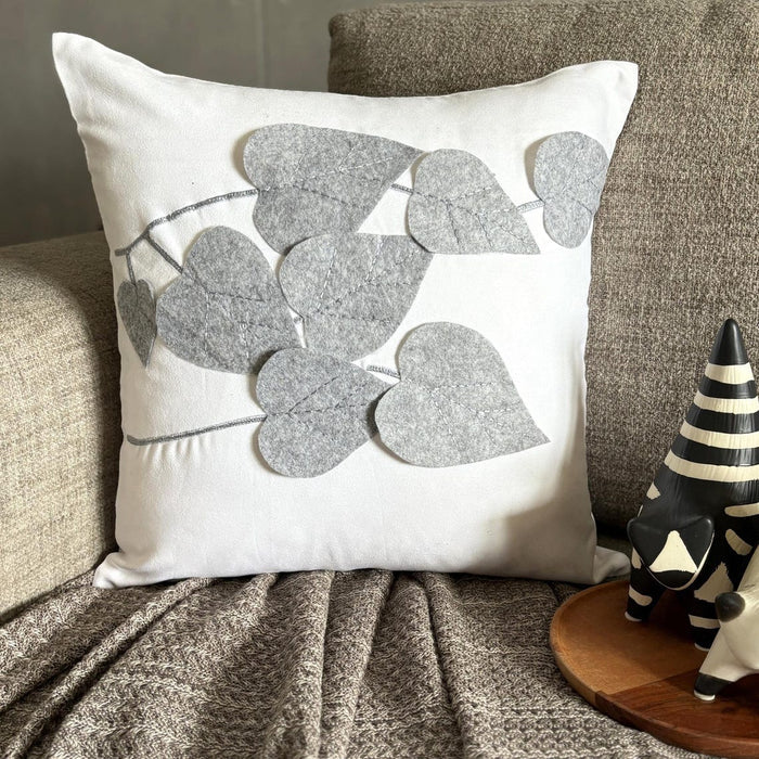 Winter Leaves Pillow Cover