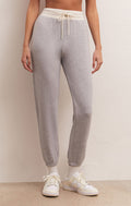 Z Supply Off Duty Fleece Jogger -Grey