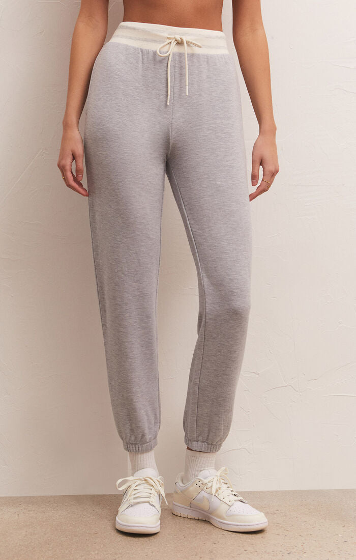 Z Supply Off Duty Fleece Jogger -Grey
